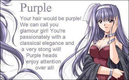  Purple Hair
