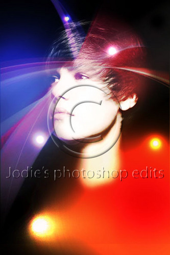  Justin Bieber flashing lights foto editar