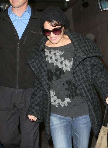  Lea arriving @ LAX {December 6th 2010}