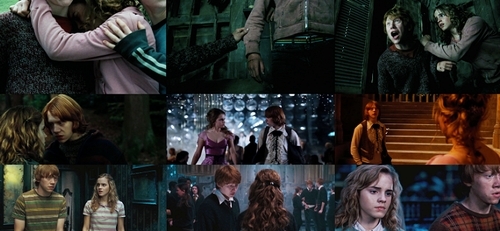  Ron and Hermione - tagahanga Arts