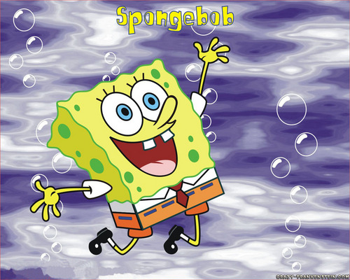  Spongebob Squarepants karatasi la kupamba ukuta #2