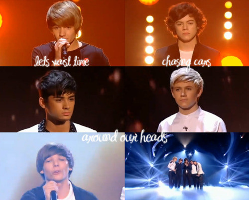  1D Semi Final 2nd Song Chasing Cars (Instead I'm Chasing U) :) x