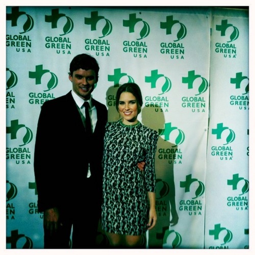  Austin and Sophia at the Global Green Awards