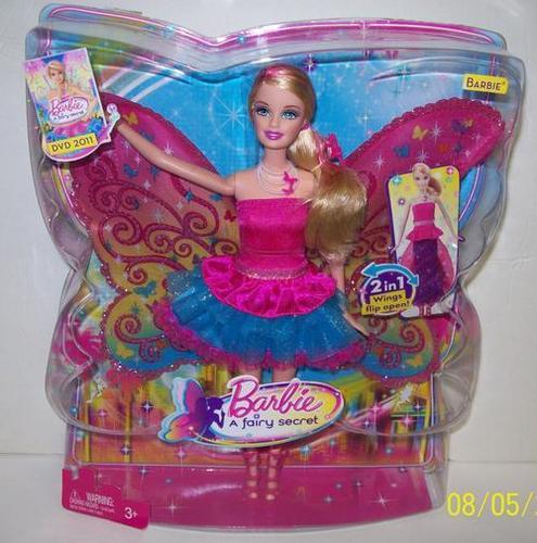  Barbie: A Fairy Secret doll (transforming)