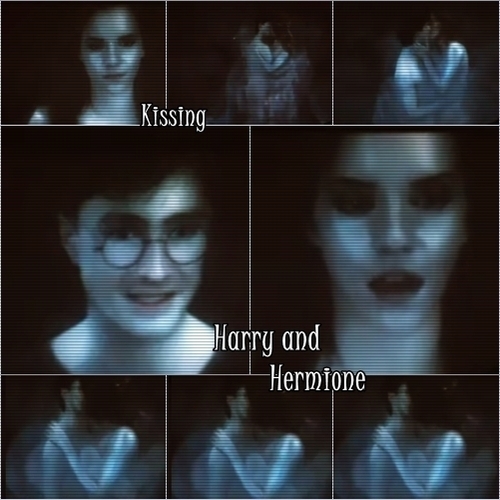  DH-HarryHermione kissing