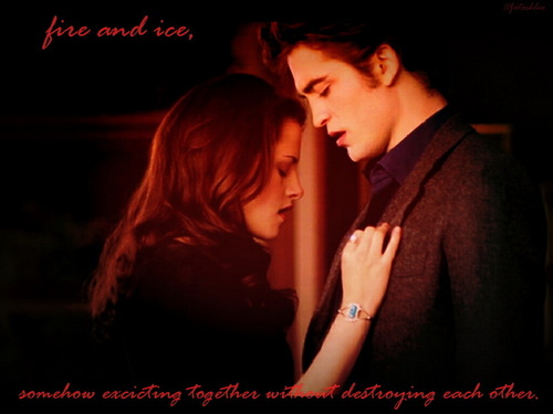  Edward and Bella kertas dinding