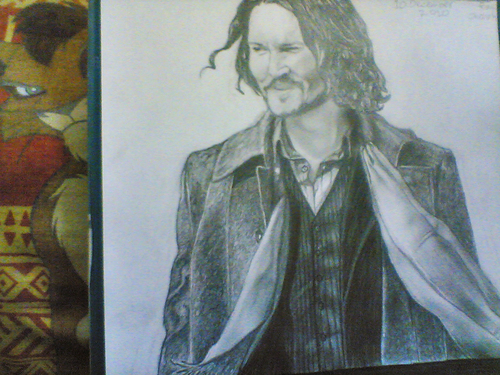  My Frank Tupelo Drawing (The tourist)