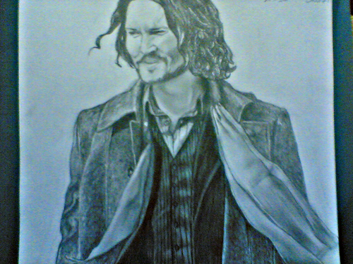  My Frank Tupelo Drawing (The tourist)