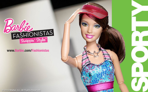  Barbie Fashionistas: Swappin' Styles پیپر وال
