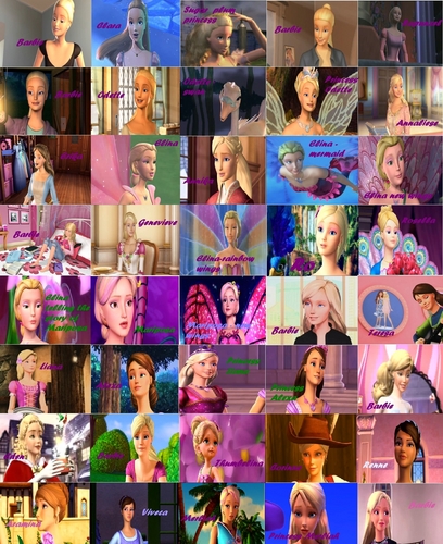 Barbie movies  female protagonists