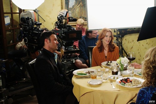  Brian on set of Desperate Housewives