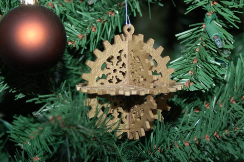  Weihnachten Steampunk Ornaments