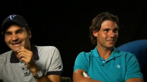 Federer Nadal laughing