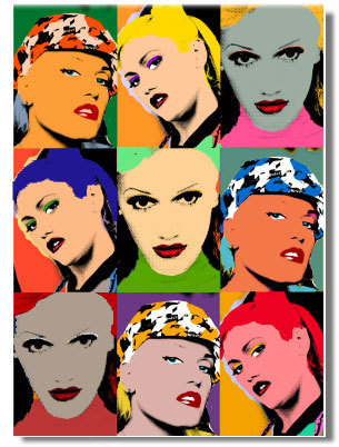  Gwen Stefani pop art