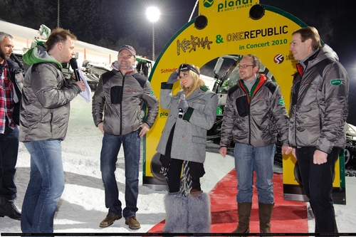  केशा @ Ski Opening at Planai Arena in Schladming, Austria 12/4/10