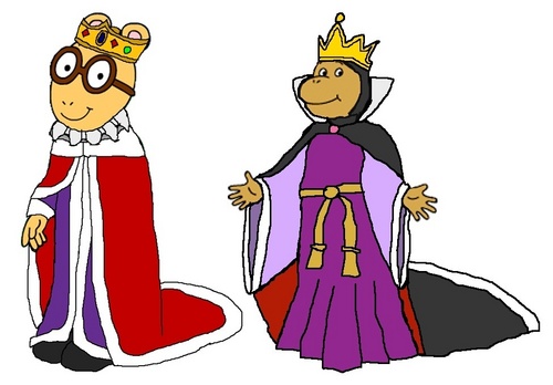  King Arthur and কুইন Francine
