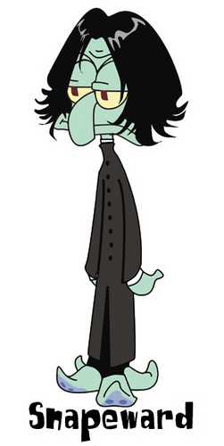  Squidward as Snape