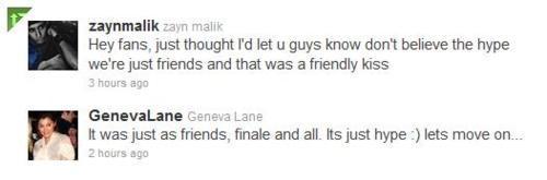  Zayn & Geneva Both Twit (Don't No What To Believe Anymore) Most 最近的 1 x