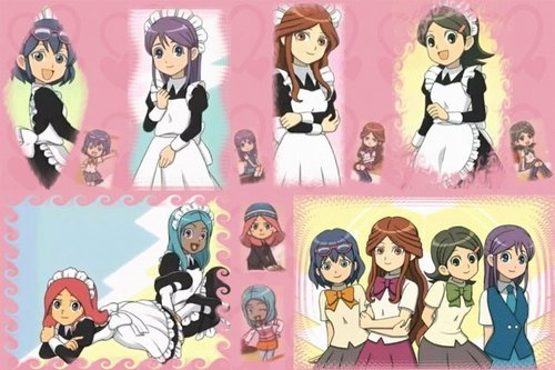  inazuma girls maid
