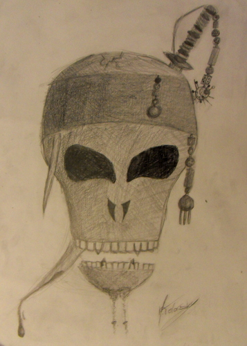  My own Pirates of the Caribbean skull