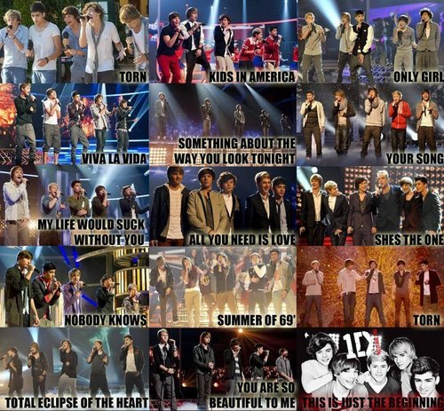  1D Every Song They Ave Sang (My True Winners) :) x