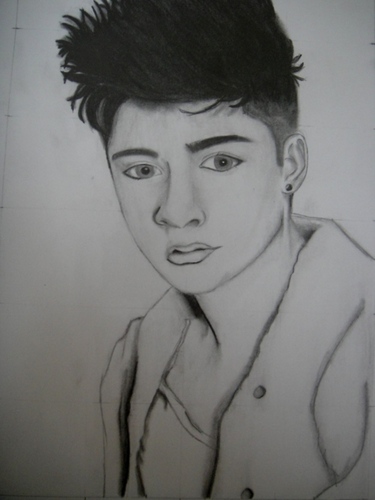  A Drawing Of Sizzling Hot Zayn (He Owns My corazón & Always Will) :) x