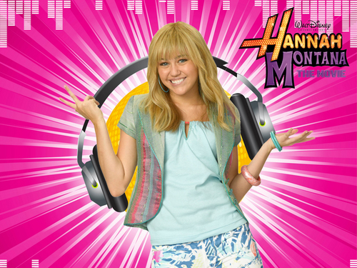  Hannah Montana the movie EXCLUSIVE দেওয়ালপত্র দ্বারা dj!!!