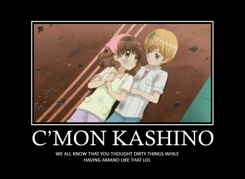 Ichigo and Kashino motivational poster