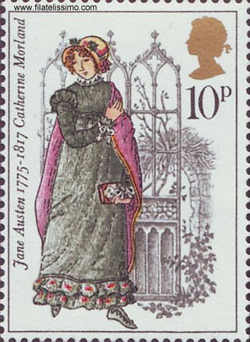  Jane Austen Stamps