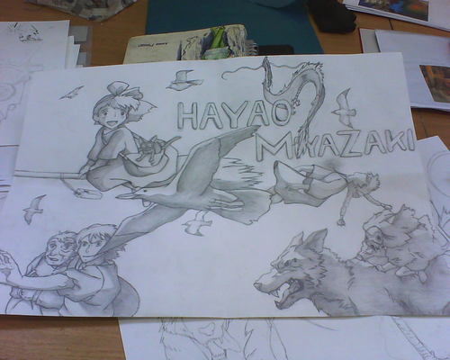  My College Work on Hayao Miyazaki