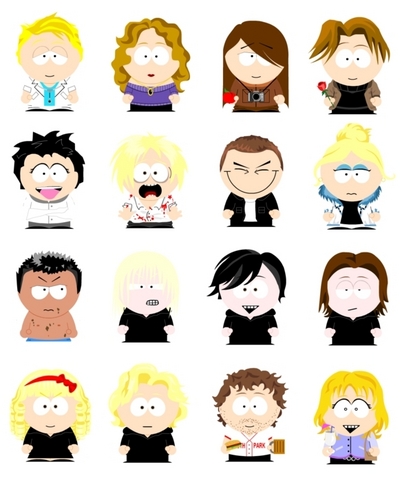  South Park-ed characters