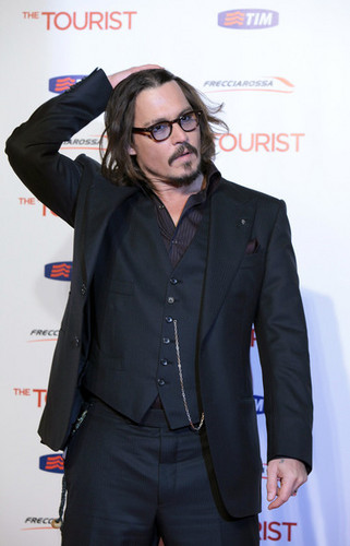  The Tourist Rome Premiere Dec 15-Johnny Depp