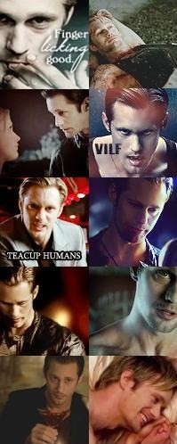 True Blood Eric icons collage