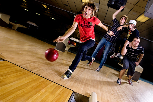  All Time Low - Bowling photoshoot 2008