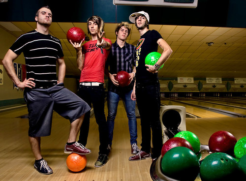  All Time Low - Bowling photoshoot 2008