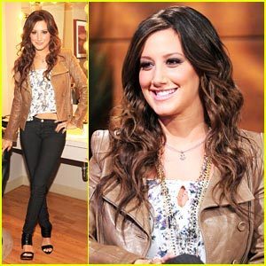  Ashley TIsdale Big on Еда & Fitness!