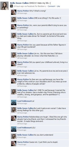  Bella .vs. Harry on 脸谱