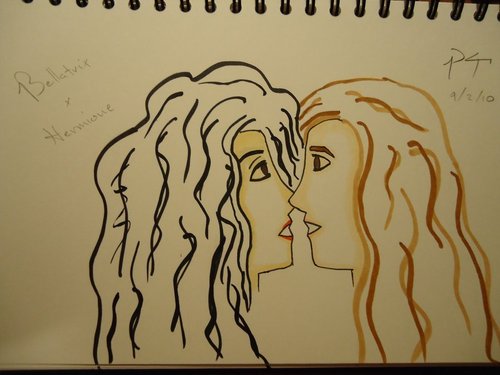  Bellatrix/Hermione Drawing