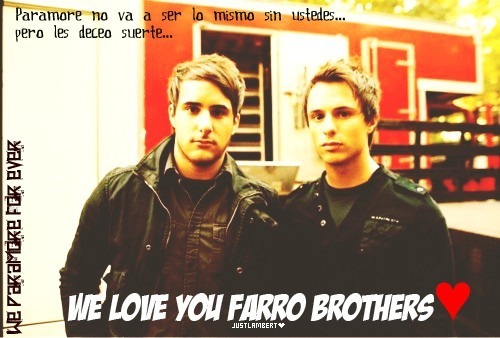  Bye bye farro's brothers