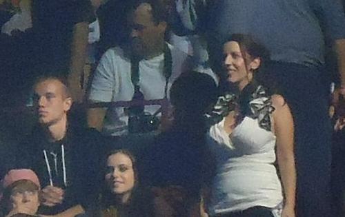  Chris, Caitlin, Ryan and Chaz at Justin's concert