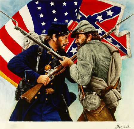  Confederate and Union Soldiers