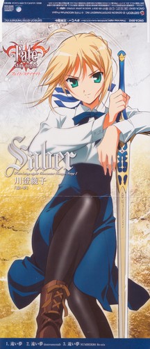  Fate/stay Night Character Image Song I - Saber