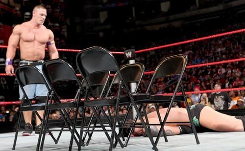  John Cena vs nexASS leader wade - Chairs Match