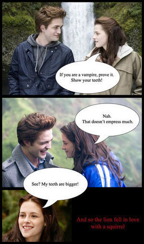  And so the lion fell in love with a eekhoorn