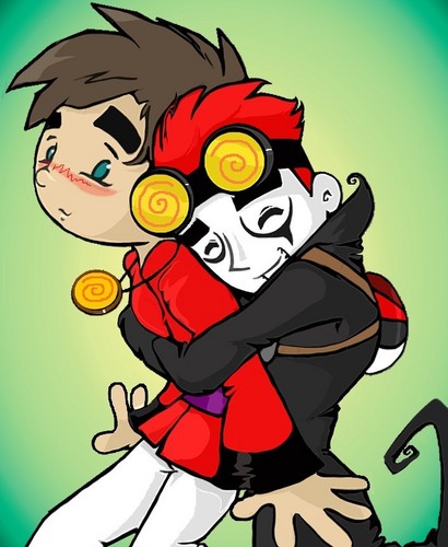 Rai gets hugged by Jack