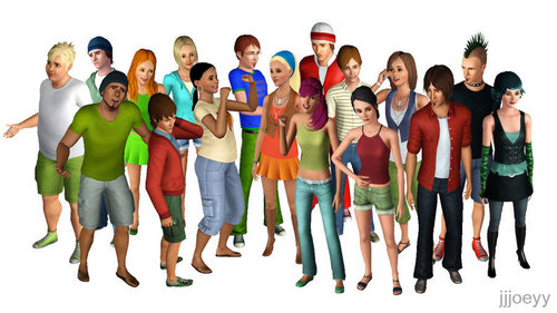  TDWT Cast - Sims 3