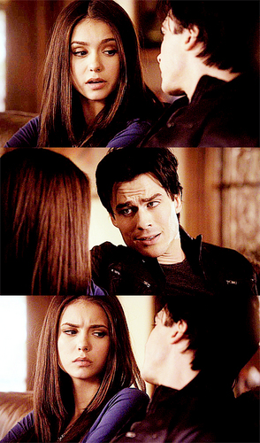  Talk to his lips Elena, why don't you...