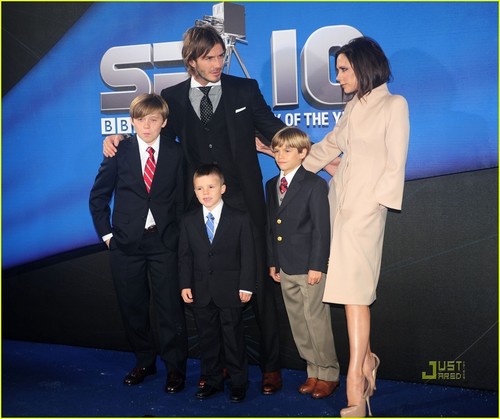 The Beckhams @ BBC Sports Personality of the Year Awards