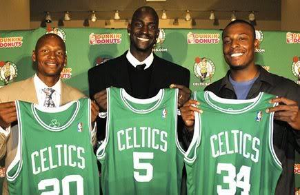  Boston Celtics the big 3!