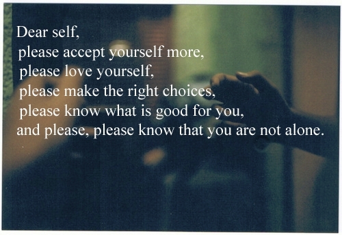  Dear Self,
